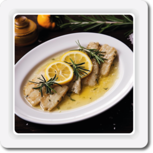SCALOPPINE AL LIMONE(carne  di lonza  olio evo vifarina 00 sale pepe  )