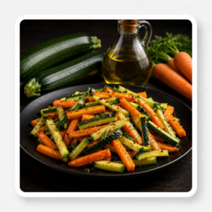VERDURE SALTATE CAROTE E ZUCCHINE